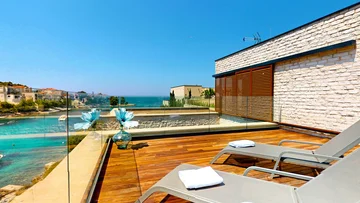 Contemporary Seafront Villa with Two Pools Primošten