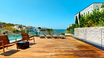 Contemporary Seafront Villa with Two Pools Primošten