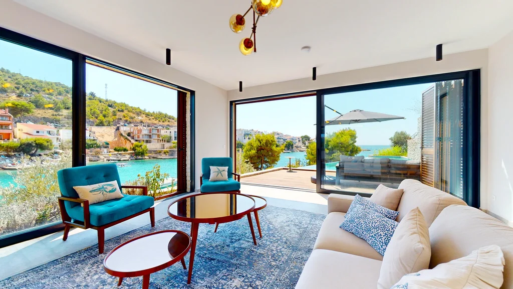 Contemporary Seafront Villa with Two Pools Primošten
