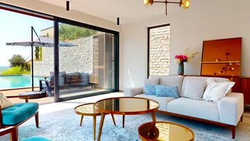 Contemporary Seafront Villa with Two Pools Primošten