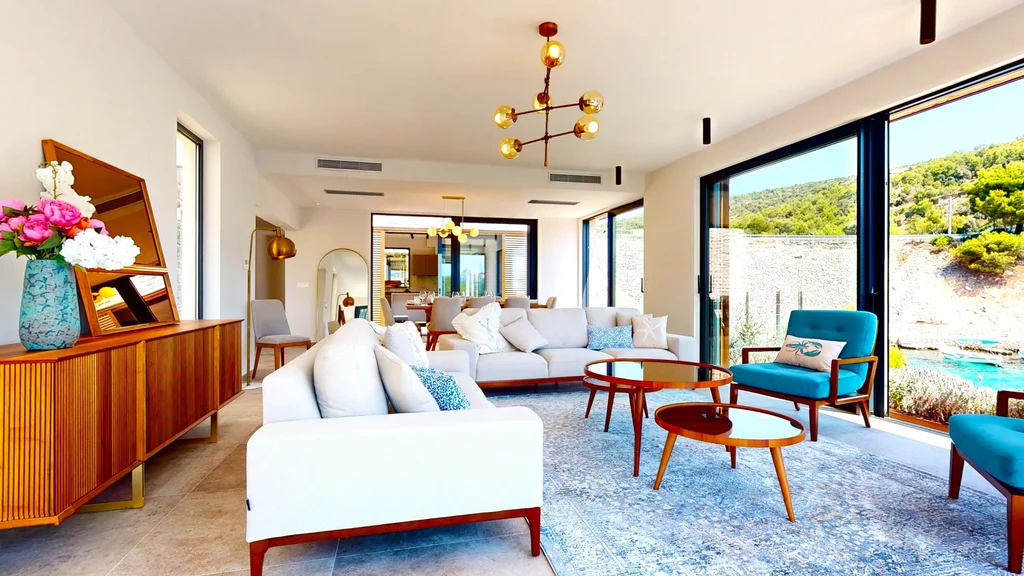 Contemporary Seafront Villa with Two Pools Primošten