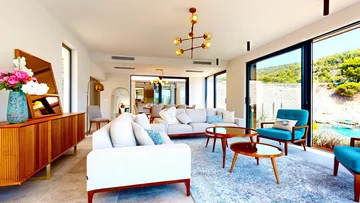 Contemporary Seafront Villa with Two Pools Primošten