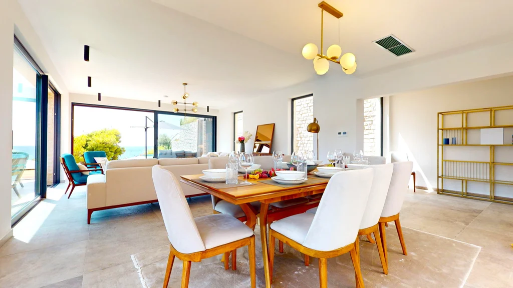 Contemporary Seafront Villa with Two Pools Primošten