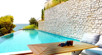 Contemporary Seafront Villa with Two Pools Primošten