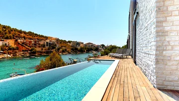 Contemporary Seafront Villa with Two Pools Primošten