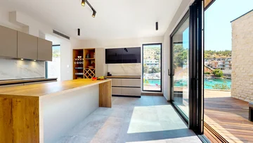 Contemporary Seafront Villa with Two Pools Primošten