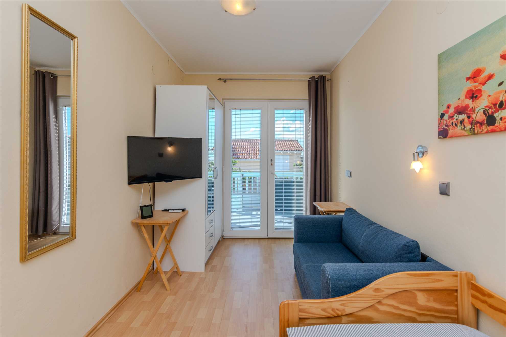 Studio apartment for 2 Pers | 250m from beach | 3 stars apartment