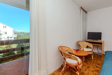 Privlaka Apartment with Sea-View Balconies (4 Guests)