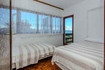 Privlaka Apartment with Sea-View Balconies (4 Guests)