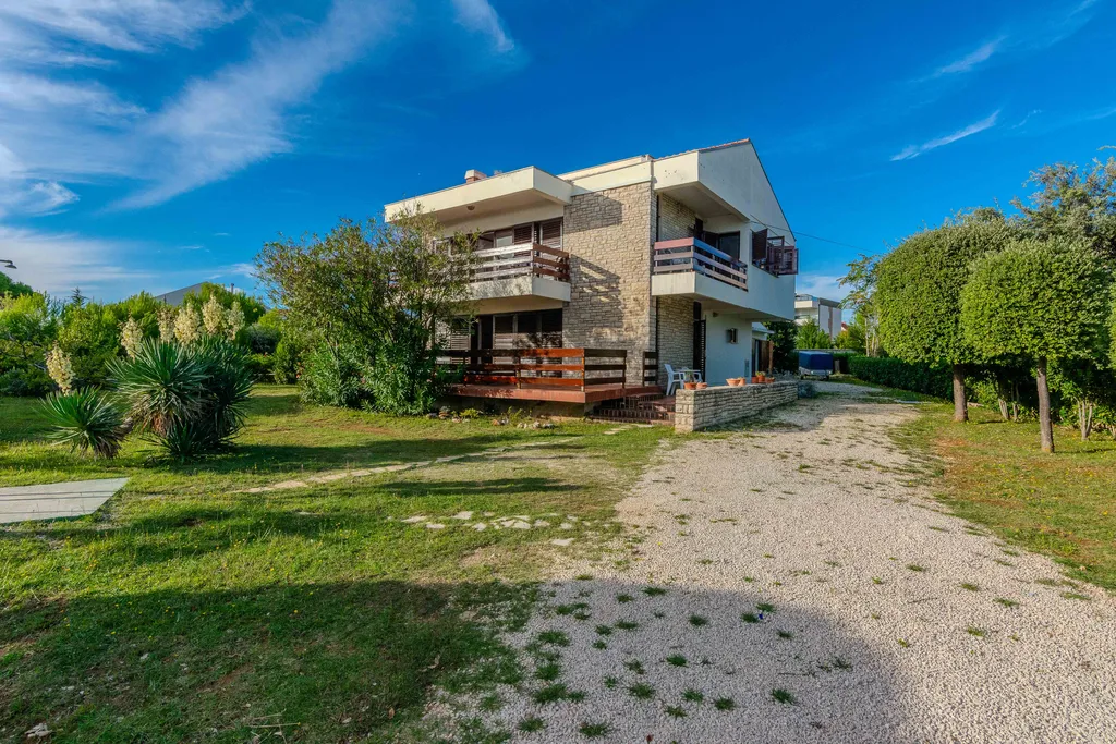 Privlaka Apartment with Sea-View Balconies (4 Guests)
