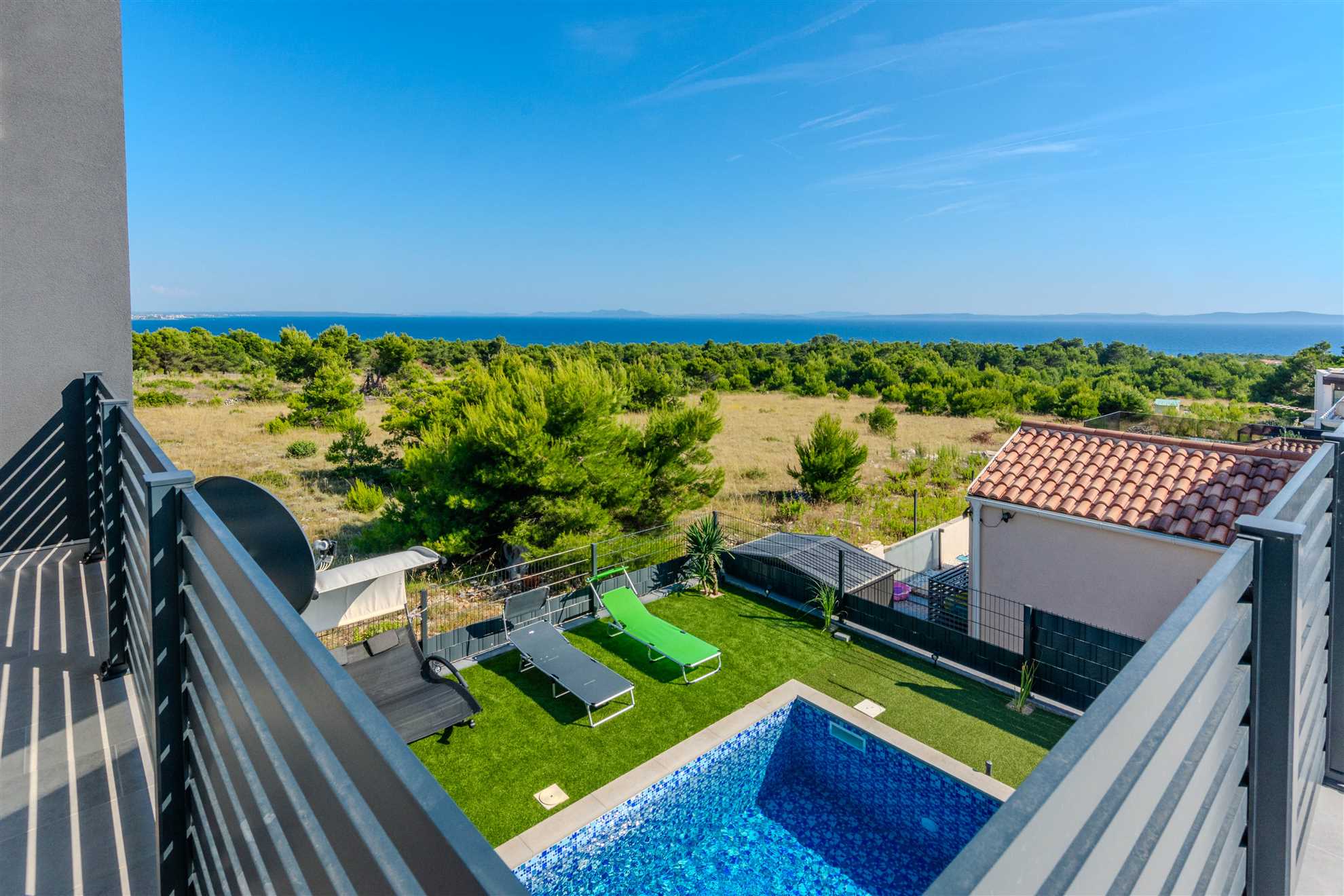 Villa s pogledom na more | 6-8 osoba | Privatni bazen | Moderan dizajn