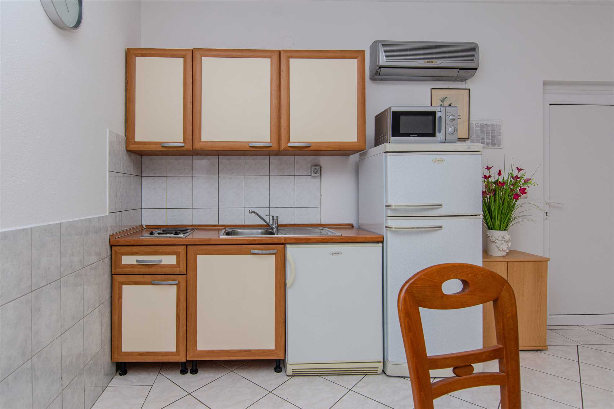 In the center of the island of Vir | 150m from the beach Jadro | Studio apartment | 2-3 persons