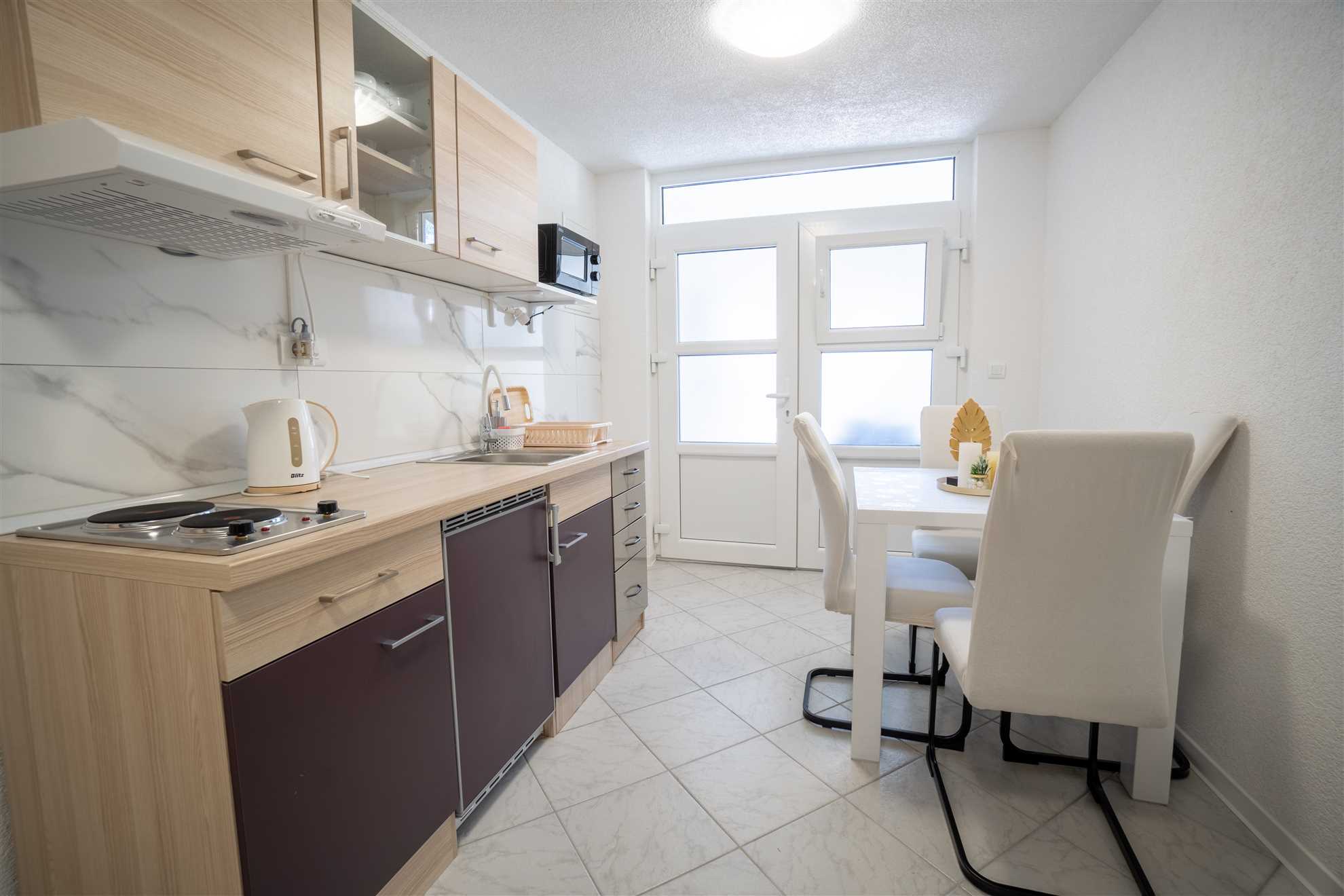 Comfortable apartment for 4 persons | 30 m from the sea | Air conditioning, internet, SAT TV, grill