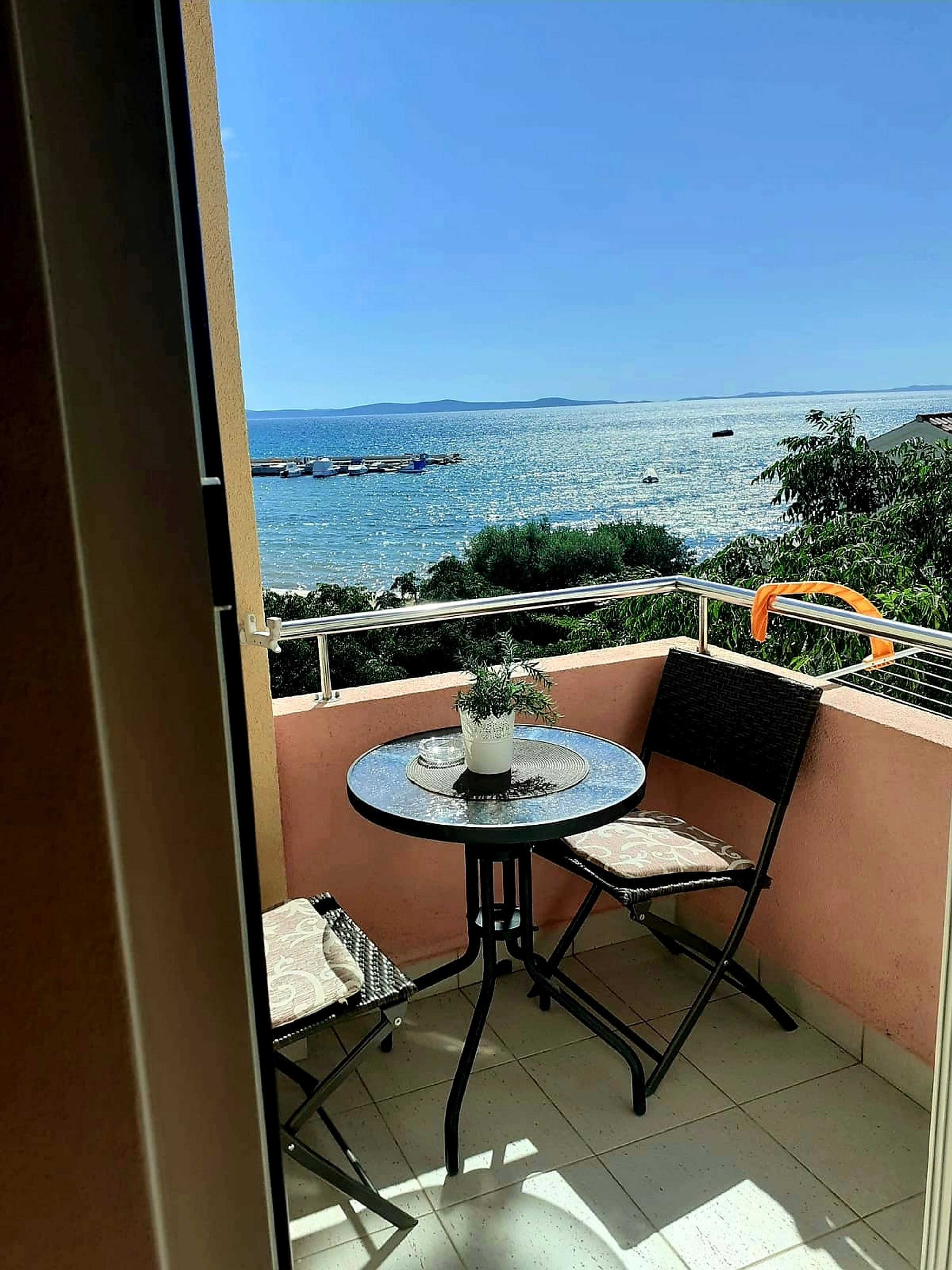 Studio apartman za 2 osobe | Pogled na more |  50 m od plaže