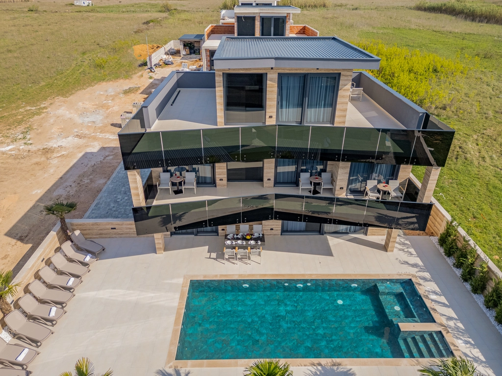 Modern Villa in Privlaka for Up to 10 Guests