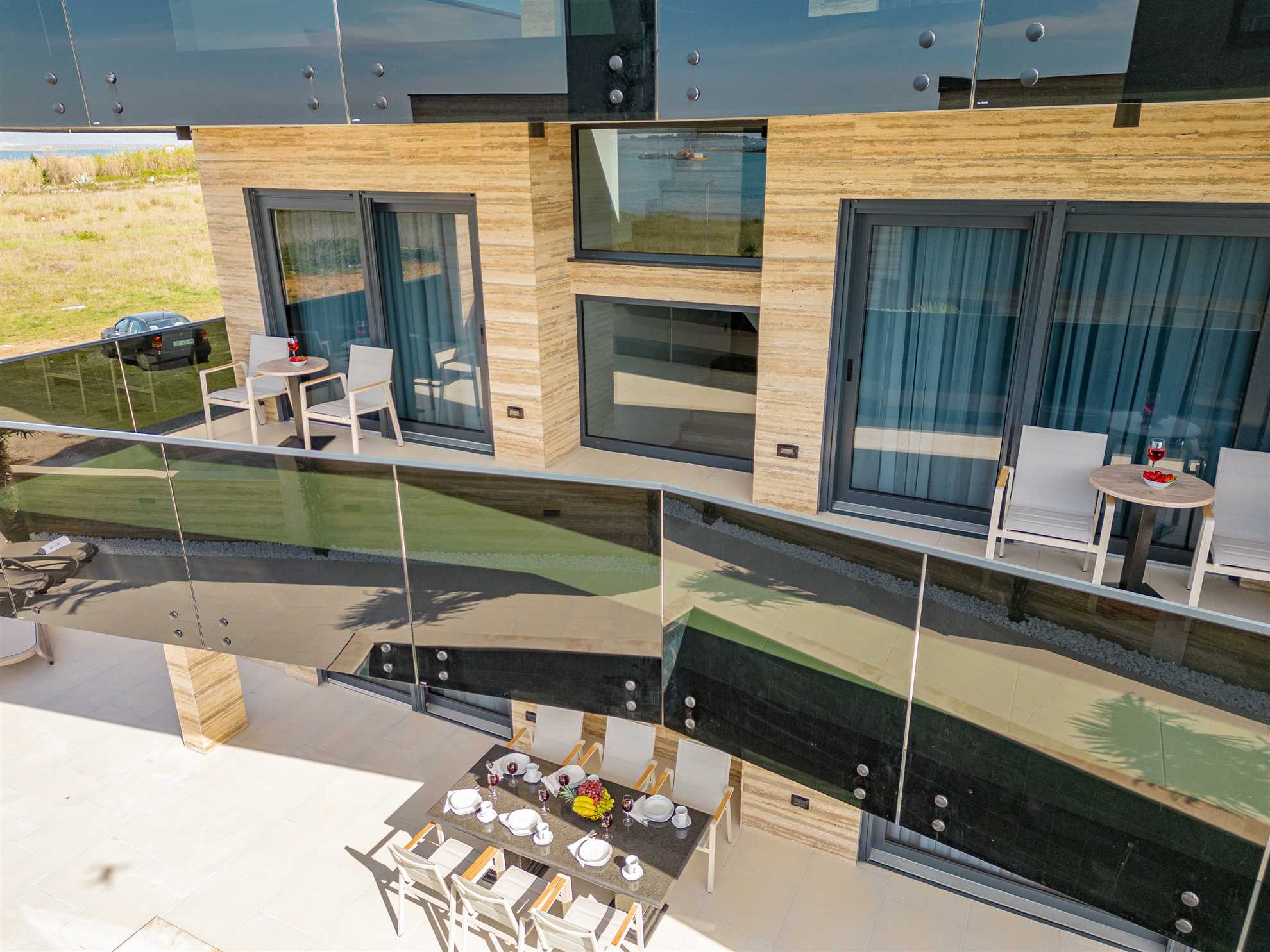 Luxorious villa with sea view and pool | For 10 persons | 100 m from the sea