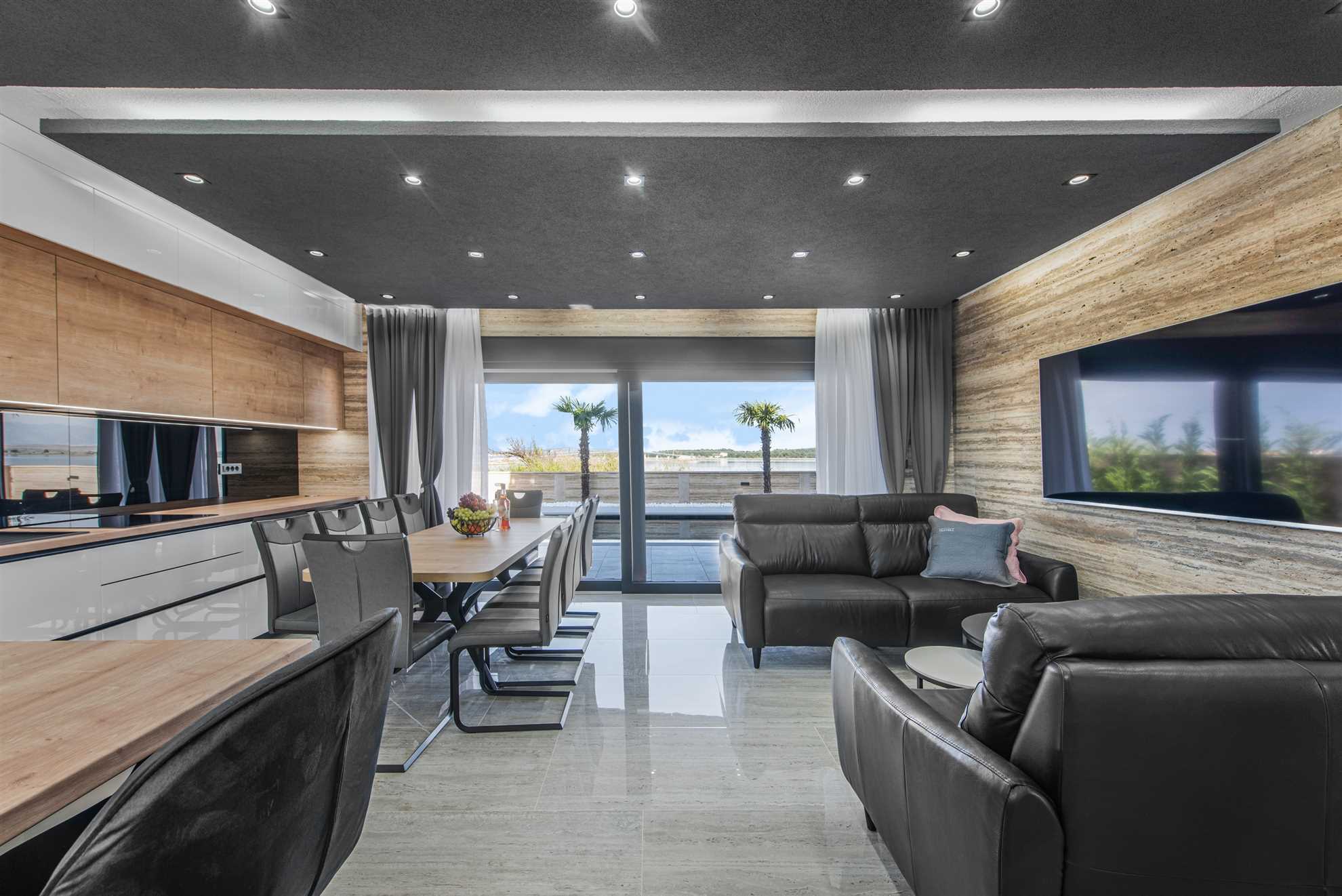 Luxorious villa with sea view and pool | For 10 persons | 100 m from the sea