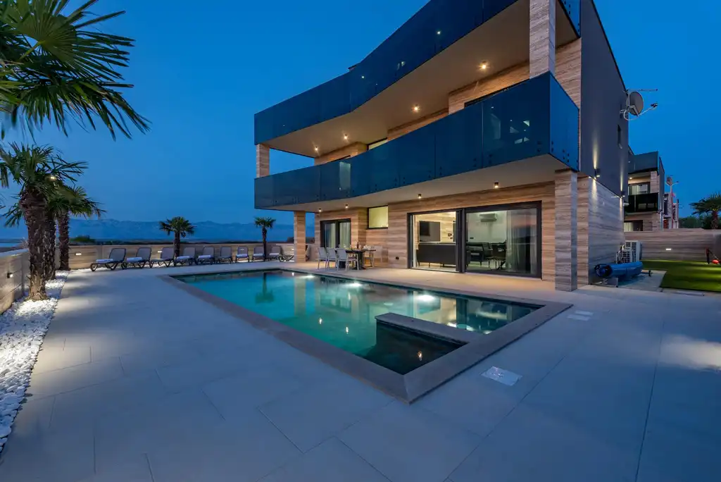 Privlaka Villa for 10 Guests with Heated Pool