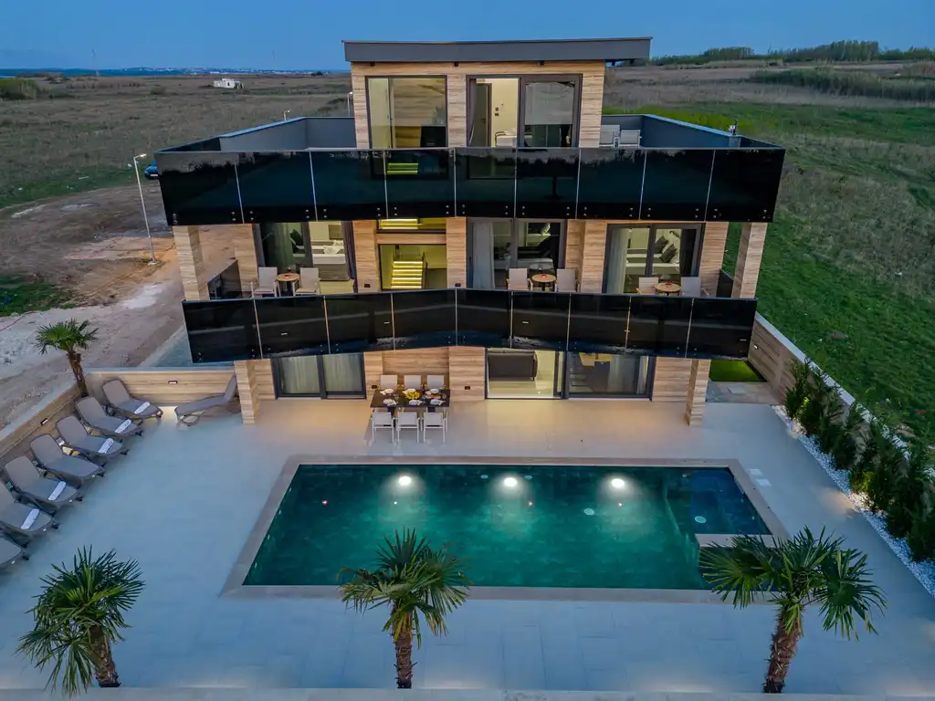 Privlaka Villa for 10 Guests with Heated Pool