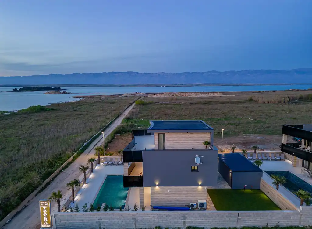 Privlaka Villa for 10 Guests with Heated Pool