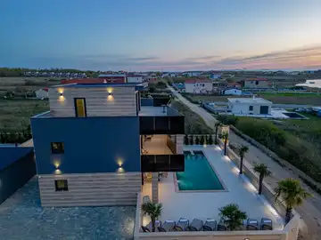 Privlaka Villa for 10 Guests with Heated Pool