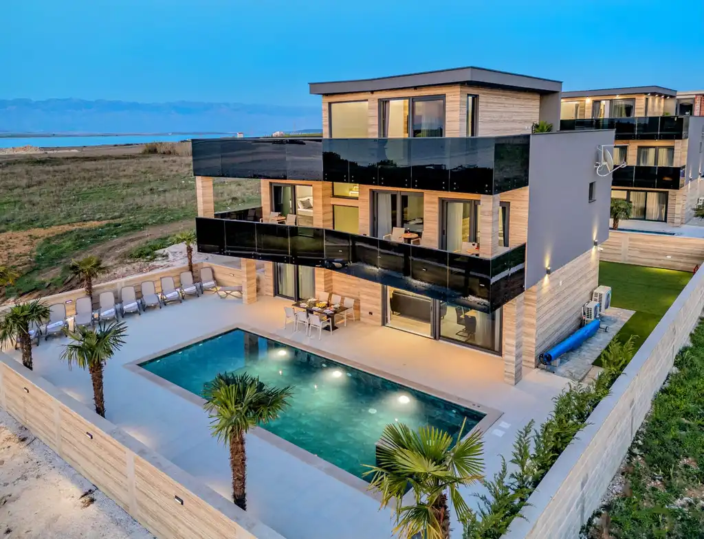 Privlaka Villa for 10 Guests with Heated Pool