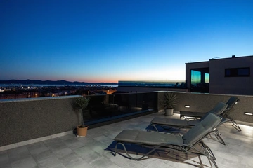 Zadar Villa with Heated Pool, Rooftop Jacuzzi for 12