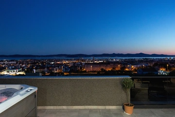 Zadar Villa with Heated Pool, Rooftop Jacuzzi for 12