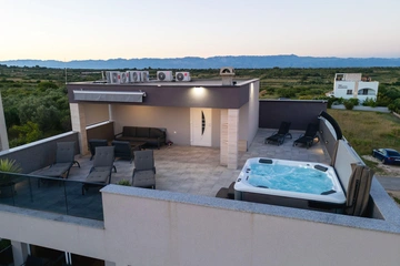 Zadar Villa with Heated Pool, Rooftop Jacuzzi for 12