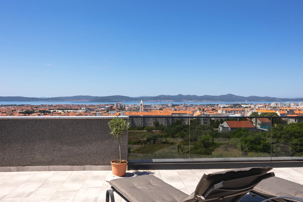 Zadar Villa with Heated Pool, Rooftop Jacuzzi for 12