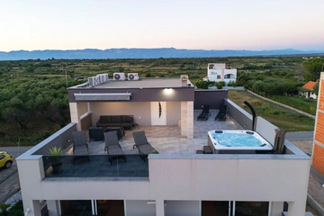 Zadar Villa with Heated Pool, Rooftop Jacuzzi for 12
