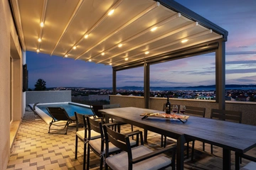 Zadar Villa with Heated Pool, Rooftop Jacuzzi for 12