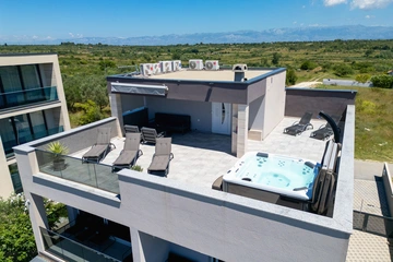 Zadar Villa with Heated Pool, Rooftop Jacuzzi for 12