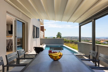 Zadar Villa with Heated Pool, Rooftop Jacuzzi for 12