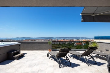 Zadar Villa with Heated Pool, Rooftop Jacuzzi for 12