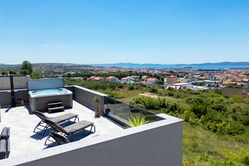 Zadar Villa with Heated Pool, Rooftop Jacuzzi for 12