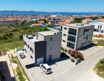 Zadar Villa with Heated Pool, Rooftop Jacuzzi for 12