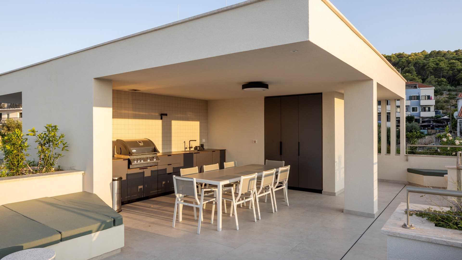 Luxury beachside villa Aqua with pool