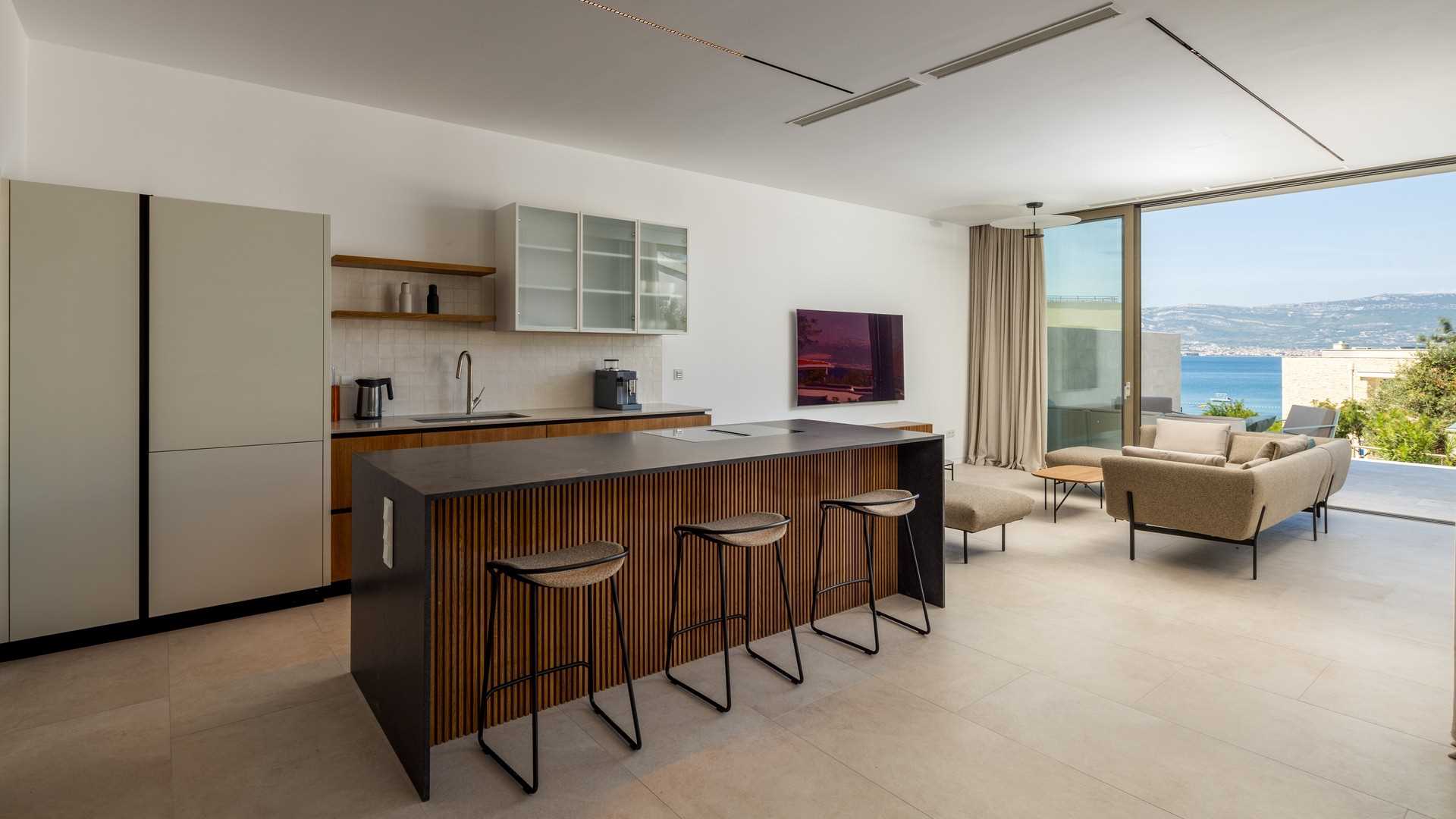 Modern beachside Villa Terra with pool