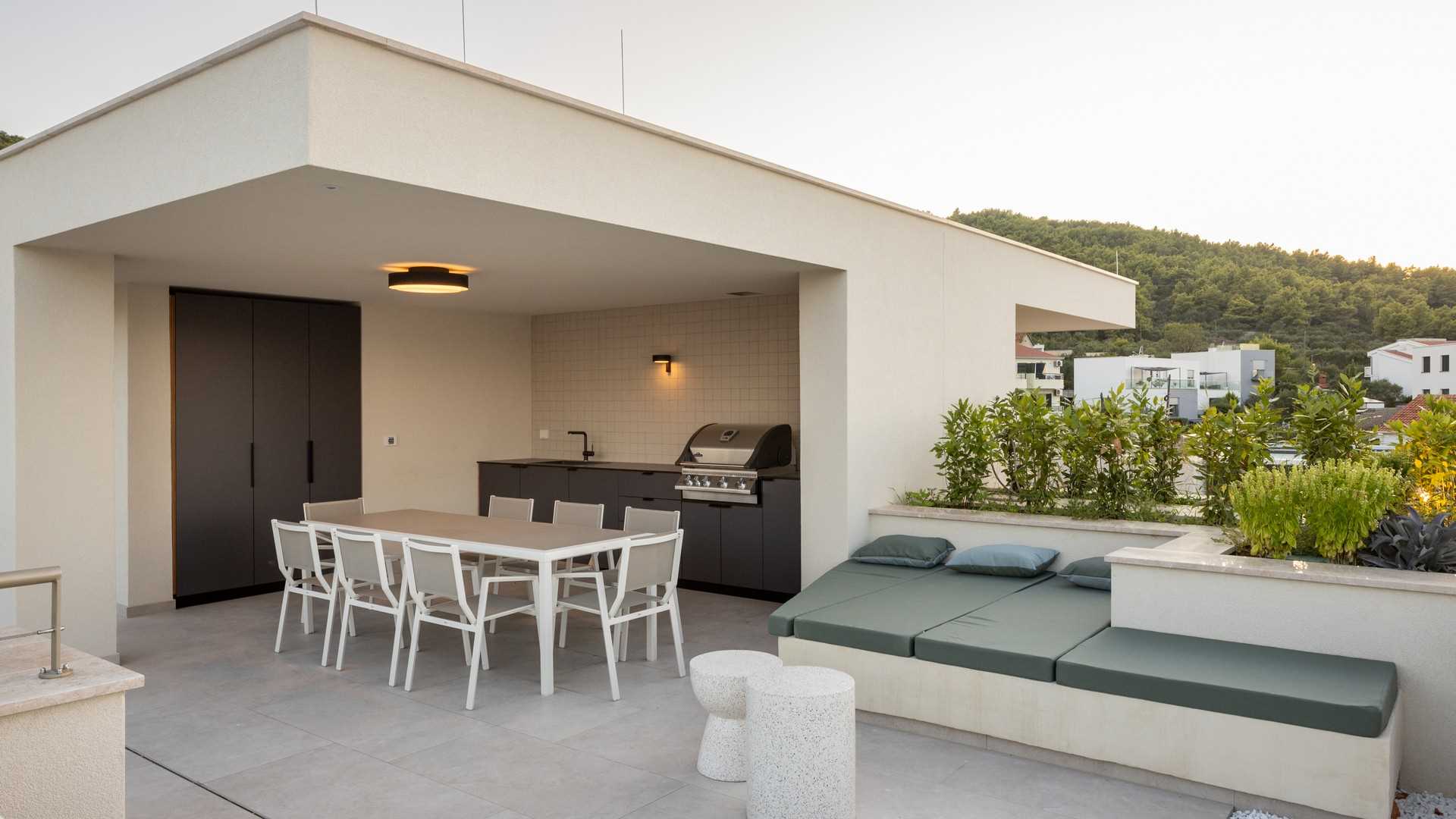 Modern beachside Villa Terra with pool