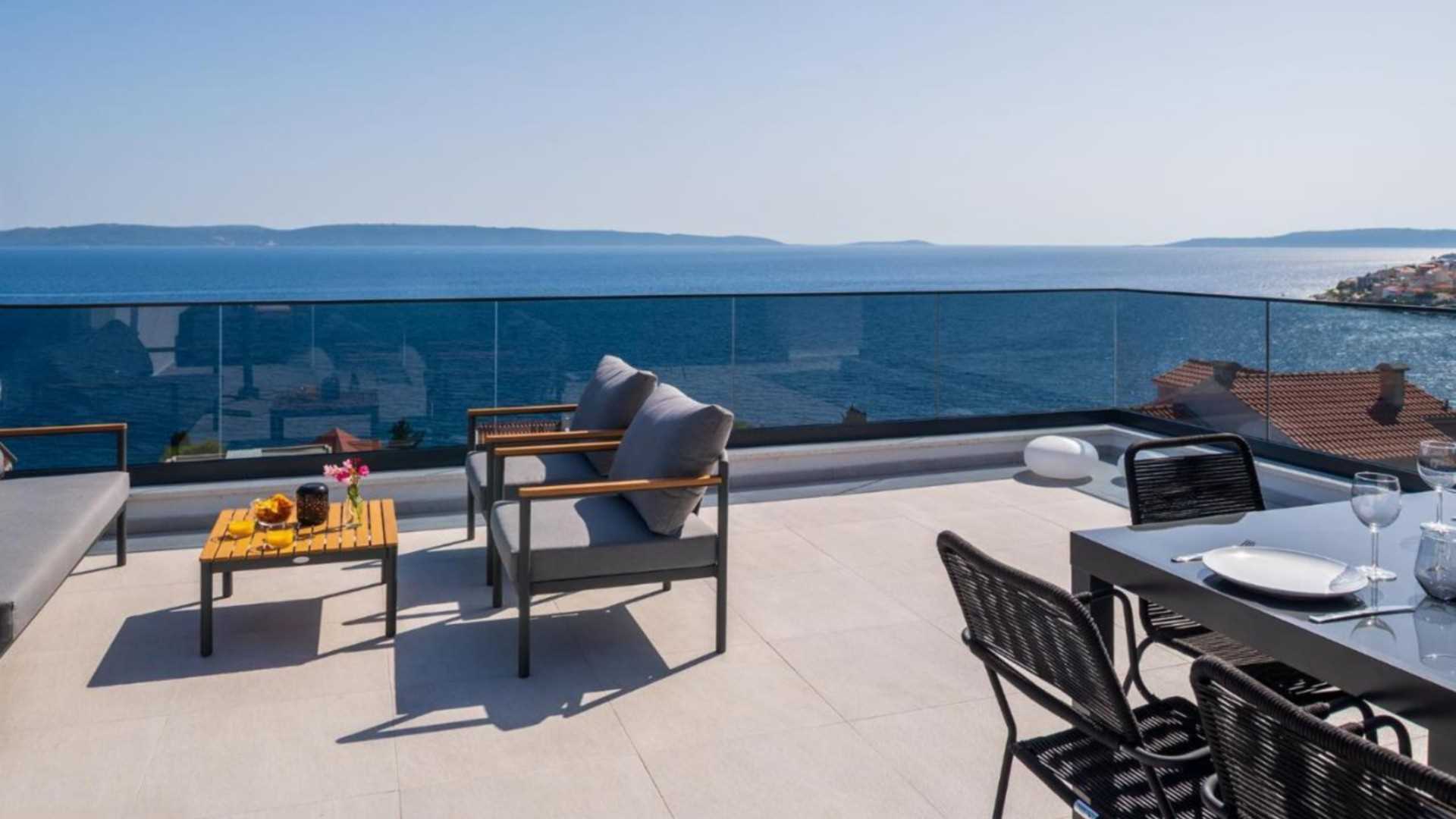 Villa Julian with a heated pool