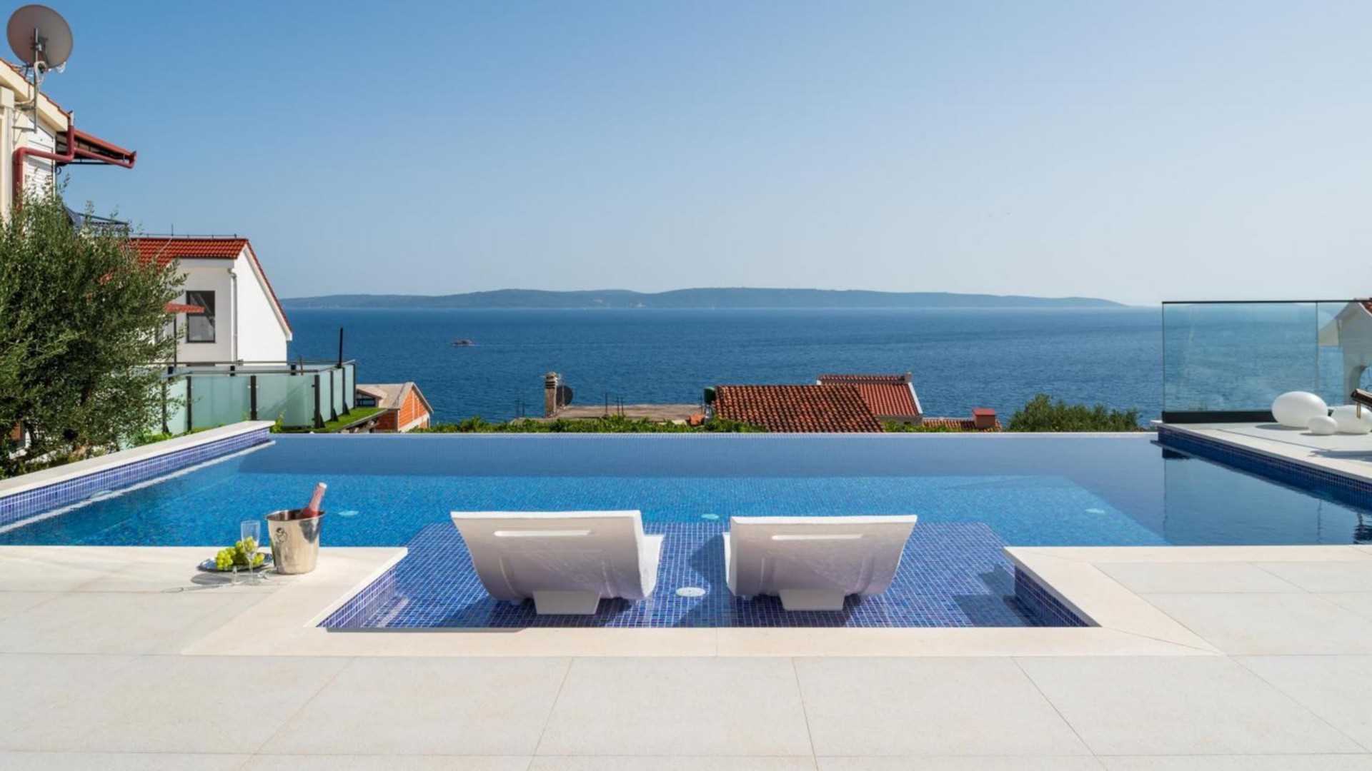 Villa Julian with a heated pool