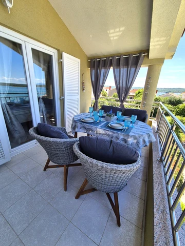 Two-Bedroom Apartment in Klimno for 4 Guests