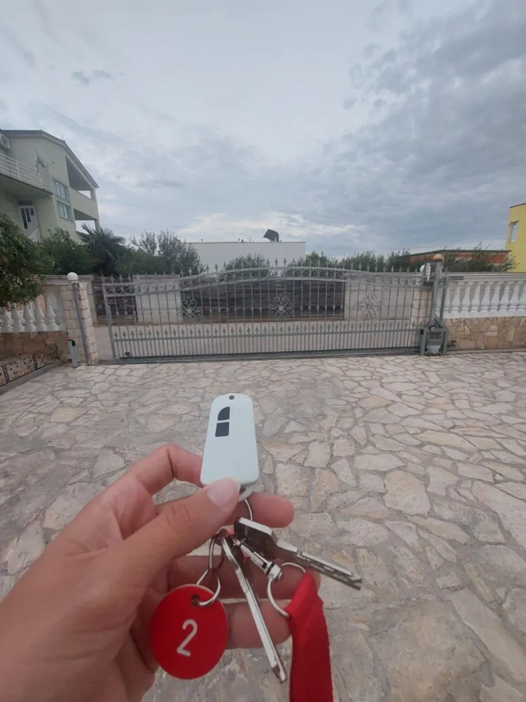 Vodice Two-Bedroom Apartment for 4 Guests with Parking