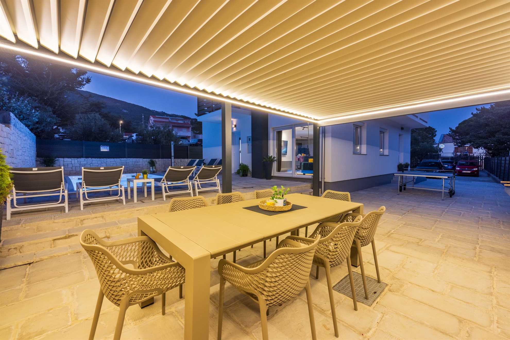 Villa Soleil by the seaside with private pool for rent in Baška (Krk