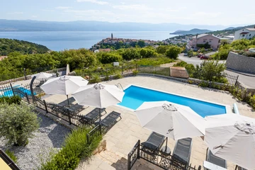 Villa in Vrbnik (Krk) with Heated Pool & Sea View