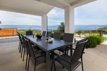 Villa in Vrbnik (Krk) with Heated Pool & Sea View