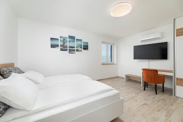 Heated-Pool Villa with Sea Views in Vrbnik