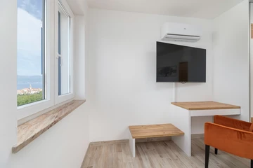 Heated-Pool Villa with Sea Views in Vrbnik