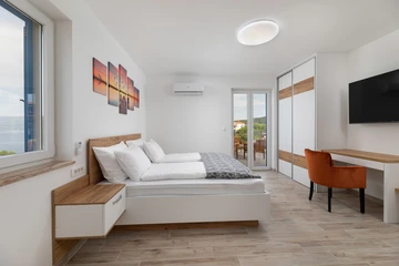 Heated-Pool Villa with Sea Views in Vrbnik